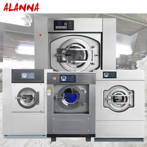 Industriële wasmachine 15-100 kg, zwaar gebruik, voor lakens, voorlader, automatische wasmachine-extractor voor hotels - Product Image 1