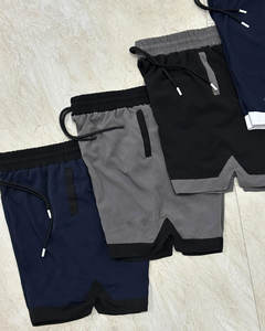 Hot Selling Breathable Lightweight Athletic Shorts High Quality Polyester <b>Spandex</b> <b>Fabric</b> Elastic Waist 5 Inch Inseam Printed - Product Image 3