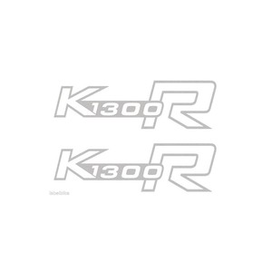Adesivi e Decalcomanie per Moto BMW K1300R, 2 Protezioni Serbatoio Argento 14x4 K1300 K 1300 R - Product Image 1