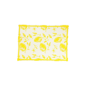 Serviettes de cuisine brodées en coton biologique jaune Golf de luxe 40x60cm 190 GSM serviettes de cuisine durables non pelucheuses certifiées GOTS - Product Image 1