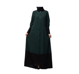 Abaya islamique en robe musulmane pour femmes prix bon marché abaya personnalisée OEM ODM Service disponible vêtements pour femmes vente en gros - Product Image 4