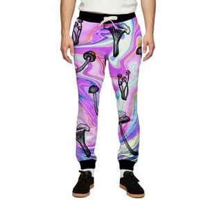 Pantalones Jogger Rectos de Algodón para Hombre de Alta Calidad con Diseño Casual de Lona con Impresión Personalizada por Sublimación, Secado Rápido y Transpirables - Product Image 3
