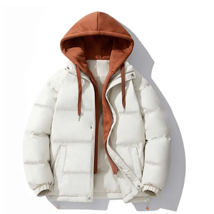 Veste matelassée personnalisée pour homme, imperméable, respirante, à capuche, prix de gros, service OEM pour les vestes matelassées pour homme - Product Image 3