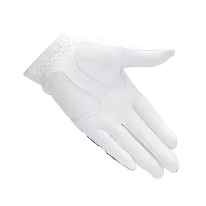 ถุงมือกอล์ฟหนังแกะเนื้อนุ่มทนทานผ้าระบายอากาศได้ดีถุงมือกอล์ฟกอล์ฟดีไซน์ขาวออกแบบโลโก้ได้ตามต้องการ - Product Image 5