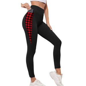 Mallas de Yoga deportivas personalizadas Súper suaves y ligeras para mujeres de talla grande, mallas informales para gimnasio, tela de punto transpirable - Product Image 3