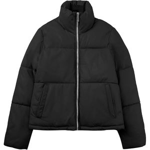 เสื้อแจ็คเก็ตบุนวมแขนยาวสำหรับผู้หญิง, เสื้อโค้ทบุนวมตัวสั้นคอตั้งน้ำหนักเบาสำหรับฤดูใบไม้ร่วงฤดูหนาว - Product Image 2