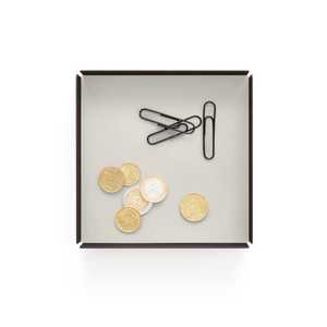 Plateau d'hospitalité classique en cuir PU avec base de coussin en velours Couleurs et tailles personnalisées pour emballage cadeau - Product Image 3