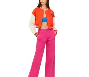 Fabricante OEM de Ropa, Chaquetas Varsity Cortas de Manga Larga para Mujer, Alta Calidad, Venta al Por Mayor, Personalizadas - Product Image 6