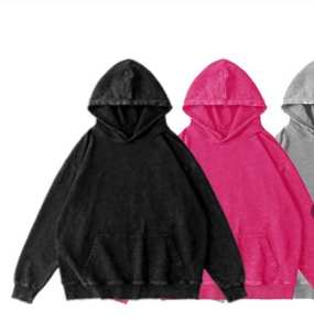 Premium 400GSM Sweats à capuche en coton Sweats unisexes lourds Chaud Confortable Usine En Gros - Product Image 1