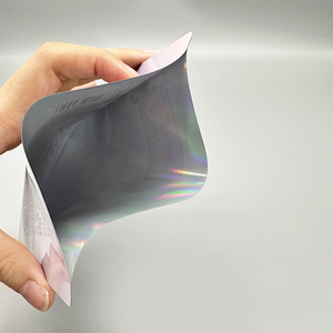 Mascarilla facial personalizada, bolsa de papel de aluminio con sello, mascarilla para ojos, bolsita de embalaje, cosmético holográfico, bolsa de Mylar para el cuidado de la piel - Product Image 2