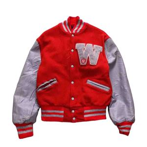 Ventes en gros de vestes bomber de baseball tendance, personnalisées, en gros, service OEM ODM, unisexe, streetwear, vestes d'hiver - Product Image 6