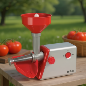 Passerette à tomates électrique S25I Rouge et Argent 550W - Product Image 3