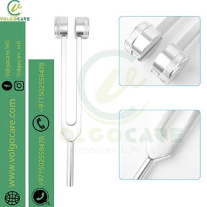 ส้อมส้อมเสียง128Hz ทำจากอะลูมิเนียมพร้อมค้อนเคาะ1ชิ้นสไตล์ไม่ซ้ำใคร - Product Image 2