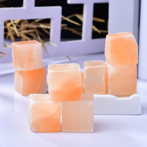 Cubos de sal rosa del Himalaya orgánica, artesanías naturales para cocina y bienestar, gran oferta, fabricados a precio barato, servicio OEM - Product Image 3
