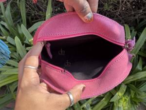 <b>Suede</b> Leather Western Style Boot Stitch Latest Designer round <b>Fringe</b> <b>Bag</b> Handbag Hot Sale Pink colour Bohemian Women Handbag - Product Image 2