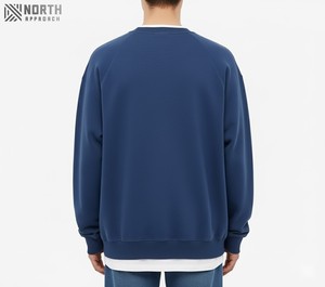 O-cou surdimensionné sweat femmes vêtements à manches longues coton polaire Fitness vêtements surdimensionné haute qualité femmes sweat - Product Image 3