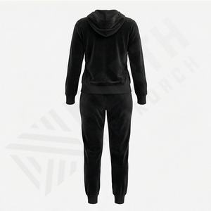 Ensemble décontracté 2 pièces pour femme 2025 – Sweat à capuche à manches longues et pantalon de survêtement taille haute – Tenue de sport d'hiver respirante 100 % coton - Product Image 2