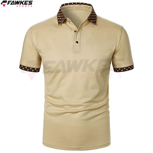Ropa exterior de calidad superior Color sólido Cómodo Hombres Polos Buena venta Nuevo diseño Polos - Product Image 6