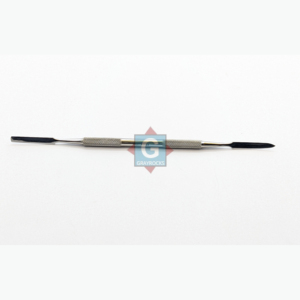 ไม้พายซีเมนต์ปลายสองด้านทำจากสเตนเลสผสมขี้ผึ้งสำหรับการบูรณะอวัยวะเทียมเครื่องมือผ่าตัดทางทันตกรรม - Product Image 1