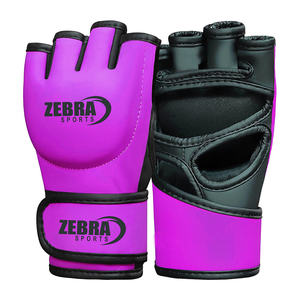 Logotipo personalizado Sparring MMA Guante Cuero real Híbrido Grappling Artes marciales Sparring Saco de boxeo Jaula Guantes DE LUCHA UFC - Product Image 6
