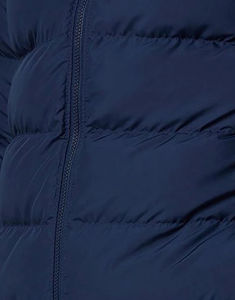 New Arrival Custom Logo 2-<b>Way</b> Zip Adjustable Hem Winter Hooded Puffer Jacket Waterproof Elastic Cuffs Zip Pockets Outerwear - Product Image 6