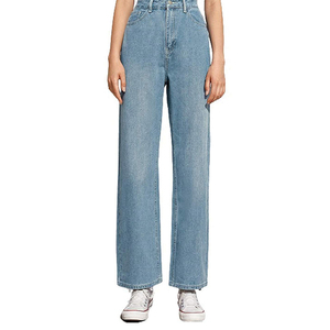Nuevos Jeans Ajustados de Moda para Mujer, Talla Grande, Rotos, de Cintura Alta, Estilo Boyfriend, Elásticos, para 2025, Servicio OEM - Product Image 4