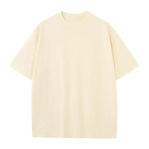 T-shirts en coton vierge en gros, impression de logo décontractée, personnalisation gratuite, t-shirt vierge à manches courtes, t-shirts unis pour hommes - Product Image 4