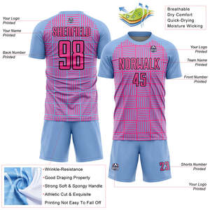 Fabricant d'uniformes de football haute performance, ensembles de maillots de football en gros, respirants, séchage rapide, écologiques, personnalisables - Product Image 2