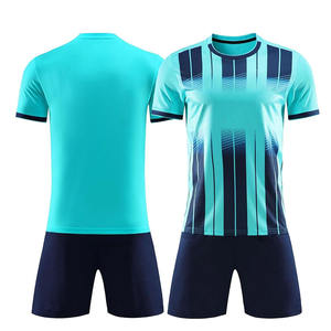 Uniforme de fútbol Deportivo hecho a medida para hombres, cuello en V, secado rápido, Media manga, equipo de fútbol para adultos - Product Image 6