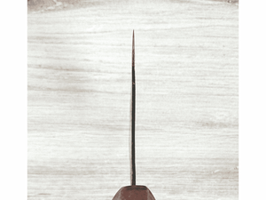 มีดเชฟสับเหล็กคาร์บอนทำมือพร้อมที่จับไม้ชิงชันปรับแต่งได้ OEM รองรับของขวัญแบบทำมือสำหรับแม่ - Product Image 4