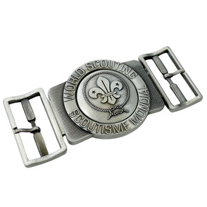Bán buôn tùy chỉnh kim loại thế giới <span class=keywords><strong>Scout</strong></span> lồng vào nhau vành đai khóa - Product Image 6