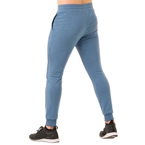 Performance personnalisée Course à pied coupe ajustée Ceinture élastique Couleur unie Poignets côtelés Pantalon de jogging Coton Polyester Pantalon de survêtement Hommes 2026 - Product Image 4