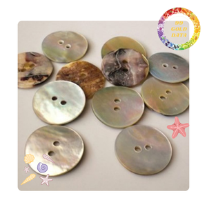 Botones decorativos de concha hechos a mano de concha | pedido al por mayor para producción de ropa y suministro de accesorios de ropa de exportación - Product Image 2