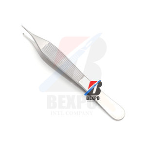 Pinzas de tejido Adson Brown, instrumentos quirúrgicos manuales de acero fabricados por BEXPO - Product Image 4