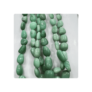 Cuentas de piedras preciosas de crisoprasa Natural de calidad superior, paleta de artesanos de pepitas lisas de 10-15MM para la fabricación de joyas coloridas - Product Image 3