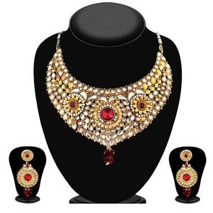 Soha Fashion 24K Gold Plated Kundan Necklace <b>Set</b> with Zircon and <b>Pearl</b> Elegant Fine <b>Jewelry</b> for Gifts-1100924 - Product Image 1