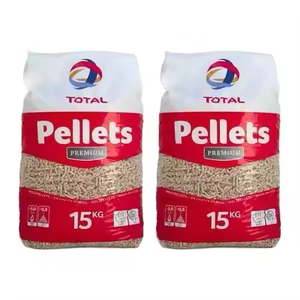 Pellets de madera de pino natural puro de Francia 6mm 8mm Briquetas en bolsa Precio Pellets de madera con patrón de aserrín y forma de astillas - Product Image 1