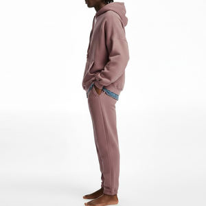 Produit le plus vendu : Survêtement élégant personnalisé effet délavé pour homme, avec broderie vieillie sur mesure - Product Image 3