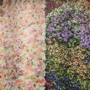 Weeding Back Droop decoración telón de fondo personalizado seda colgante flor artificial falsa flores de pared para decoraciones de boda - Product Image 4