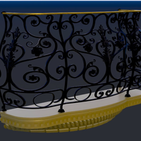 Juliet Designs TTD Garde-corps de balcon moderne de luxe en fer forgé, fonte, acier inoxydable et aluminium, garantie 1 an