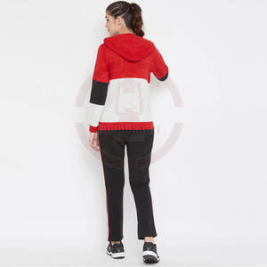 Chándal de 2 piezas de algodón y poliéster transpirable XL para mujer, conjuntos de pantalones de chándal y sudadera ecológicos para verano e invierno - Product Image 4