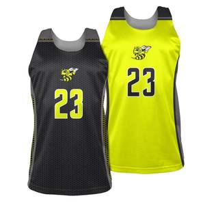 Camiseta de baloncesto Reversible personalizada para hombre, camisetas sin mangas de talla grande transpirables, camiseta atlética individual de malla disponible en conjuntos - Product Image 1