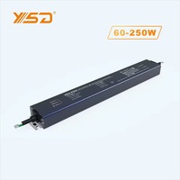 Alimentation LED étanche YSD IP67 110V/220V AC/DC 150W, Driver LED 12V 24V Mince et Ultra-Fin pour Éclairage LED