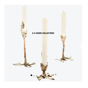 Cadeau de mariage de conception de texture martelée bougeoir brillant argenté et bougeoir en métal en aluminium de restaurant de haute qualité - Product Image 6