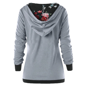 Women Saleh Enterprises 100% Cotton Fleece Hoodie Autumn/Winter Embroidered Lined Warm Oversized Soft Plush Casual - Product Image 5