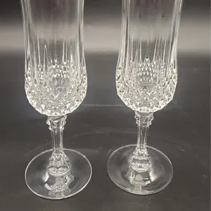 Cristalería transparente Flautas Copas de vino blanco de cristal Copa de vino para vino tinto Champagne Brandy Wisky Shot