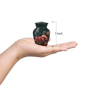 Handcrafted Urn for Human Ashes | Premium <b>Memorial</b> <b>Keepsake</b> | Premium Adult brass Urn <b>Box</b> - Product Image 4