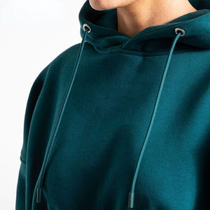 Sudadera con capucha y pantalones deportivos de algodón de 2 piezas para mujer, Conjunto personalizado de chándal de invierno de manga larga con patrón sólido - Product Image 4