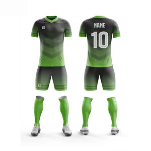 Conjunto de ropa de fútbol personalizada para hombre, serie OEM, nuevos kits completos de fútbol con entrenamiento de club de equipo, 100% poliéster para uniforme y entrenamiento - Product Image 1