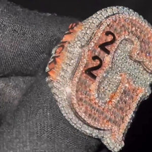 Anillo de Diseño de Alta Calidad en Plata de Ley 925 para Mujer, Estilo Hip Hop, Pieza de Moda con Diamante Moissanita Cultivado en Laboratorio - Product Image 4